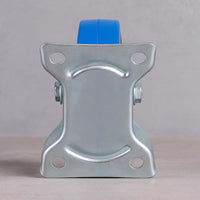 Set di 4 ruote fisse da 160 mm per trasporto, con piastra di montaggio, max 300 kg per ruota