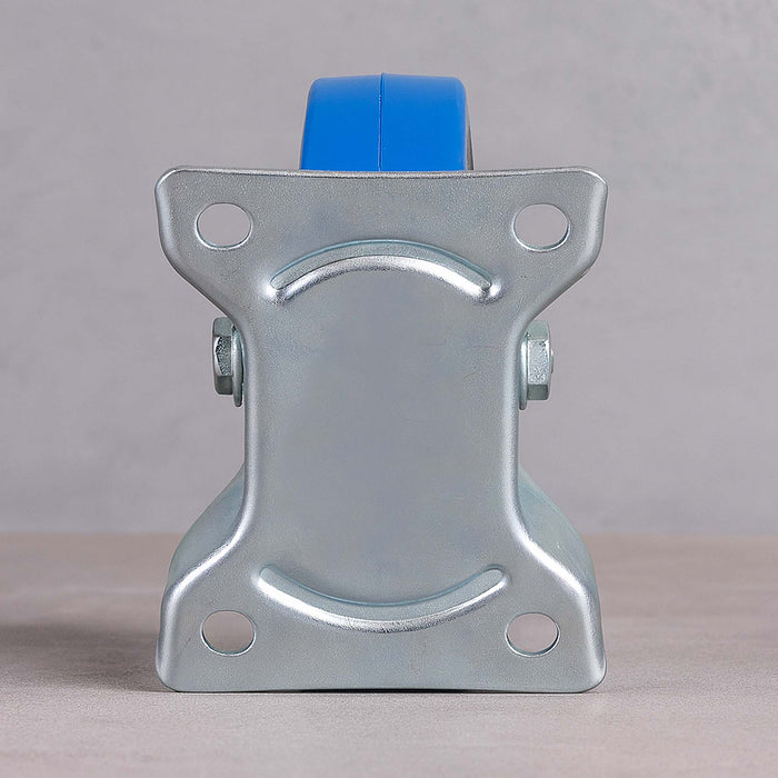 Set di 4 ruote fisse da 160 mm per trasporto, con piastra di montaggio, max 300 kg per ruota