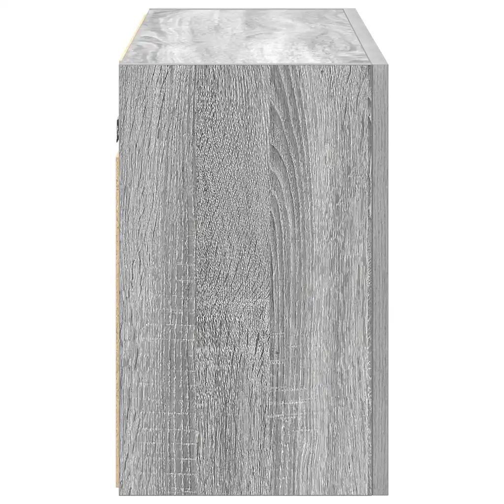 Mobile da Bagno Grigio Sonoma 100x25x40 cm in Truciolato