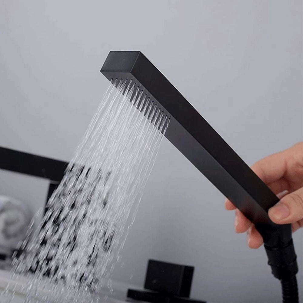 Rubinetto Da Vasca Rea Glen Black In Tre Parti