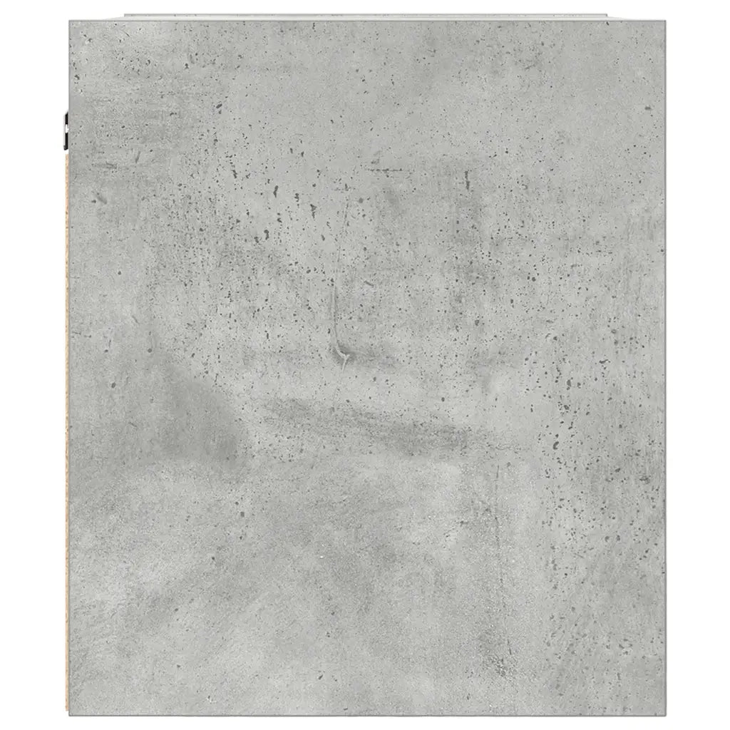 Comodini a Muro 2 pz-Set di 2 Tavolino da notte Grigio Cemento 38x34x40 cm 269475