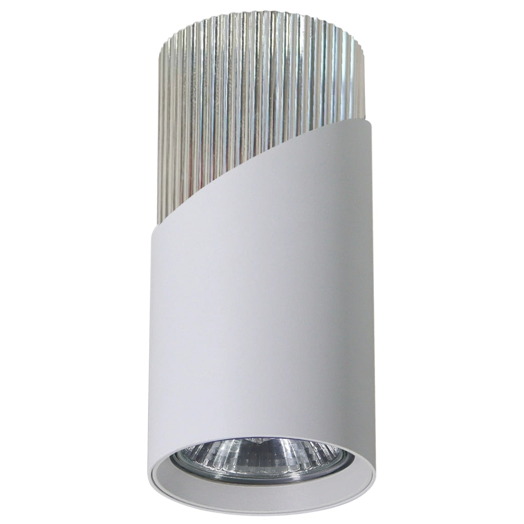 Faretto soffitto decorativo bianco/cromo 1xGU10 8W Neo Milagro