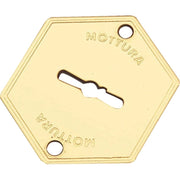MOSTRINA PORTA BLINDATA 95223 MOTTURA - DM OTTONE MM 52X64- 5 pezzi