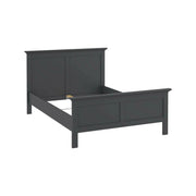 Letto piazza e mezza Umbert, Sommier per camera da letto, Giroletto per stanza, Struttura porta materasso, 211x158 h110 cm, Grigio