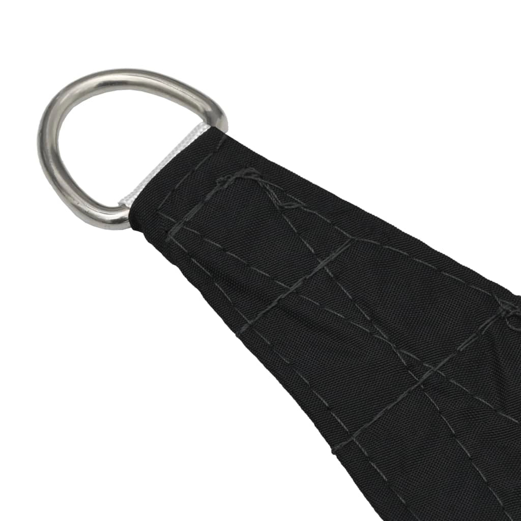 Vela parasole in tessuto triangolare tessuto Oxford 5 x 7 x 7 m nero 02_0009940