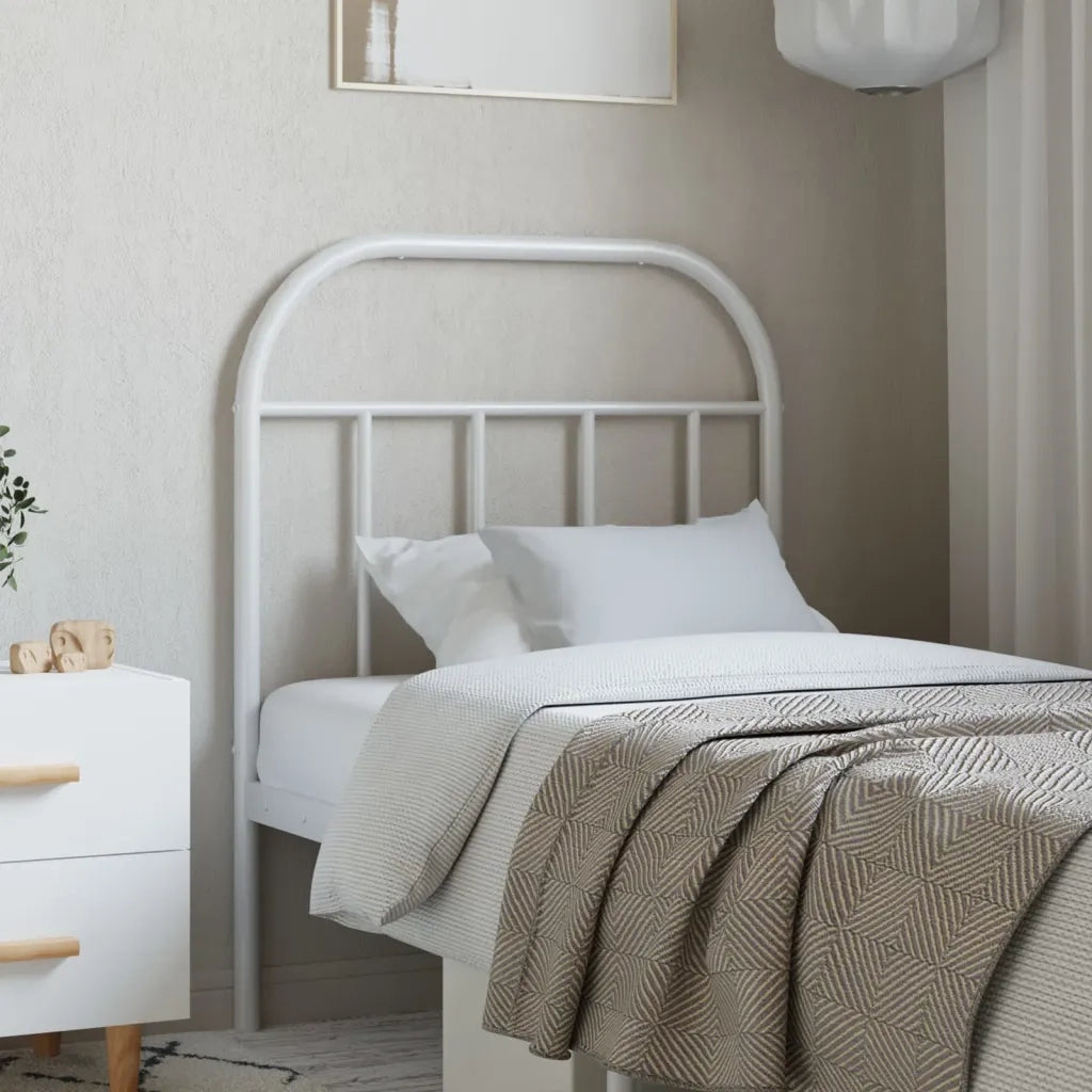 Testiera di Ricambio in Metallo Bianco 75 cm 353710