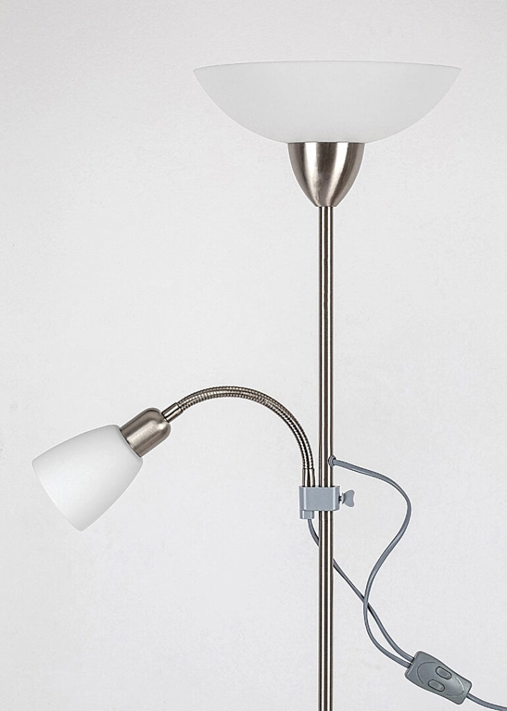 Lampada da terra Rabalux Diana 4067 cromata E27+E14