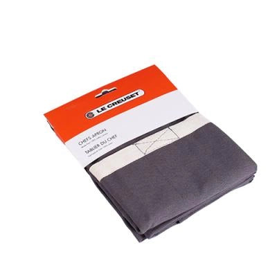 Le creuset chefs apron 89x79cm classic pearl grey (95000700444000) - 159047