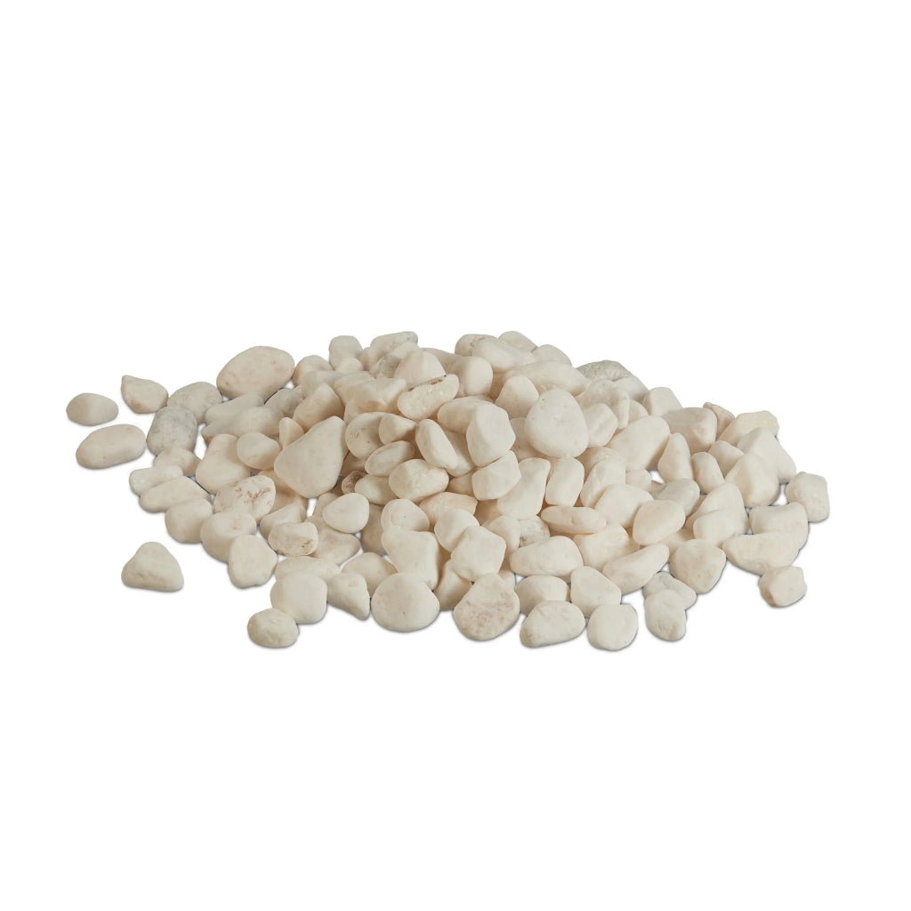 Lotto di 5 kg di ghiaia decorativa da esterno e interno per delimitare aiuole, matrimoni, in marmo bianco 13_0013913