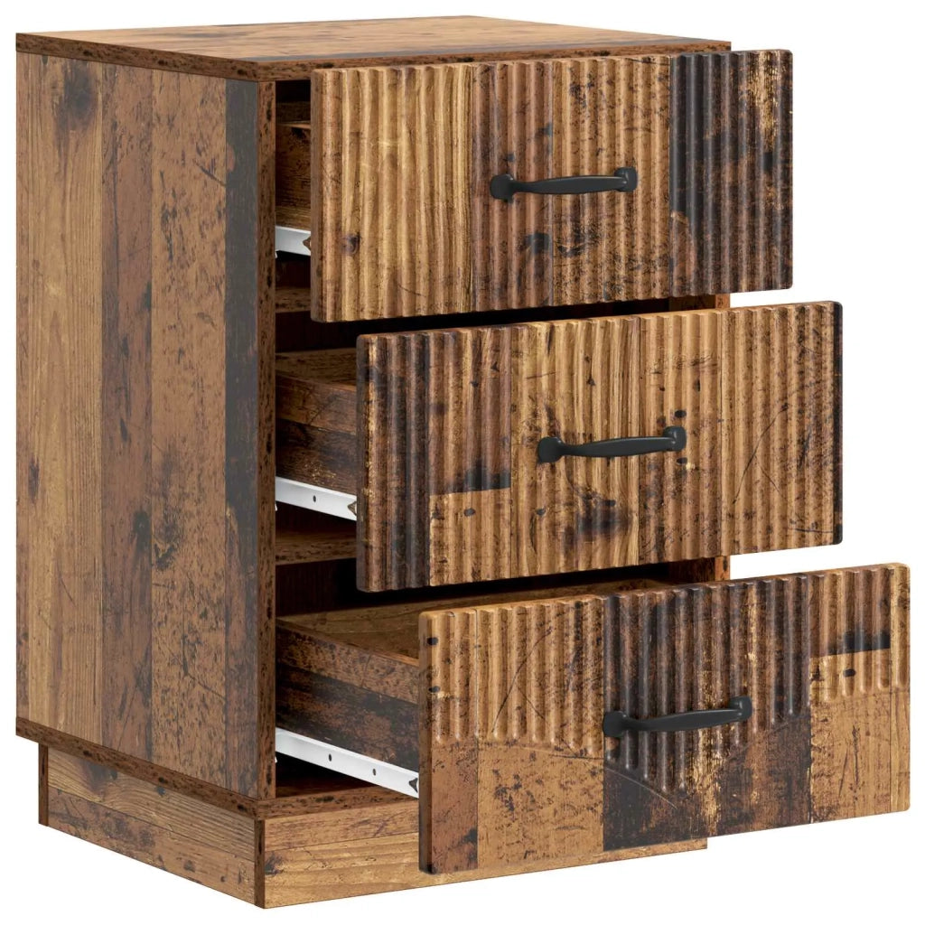 Armadio da Notte con cassetto Legno antico 43 x 41 x 63,5 cm