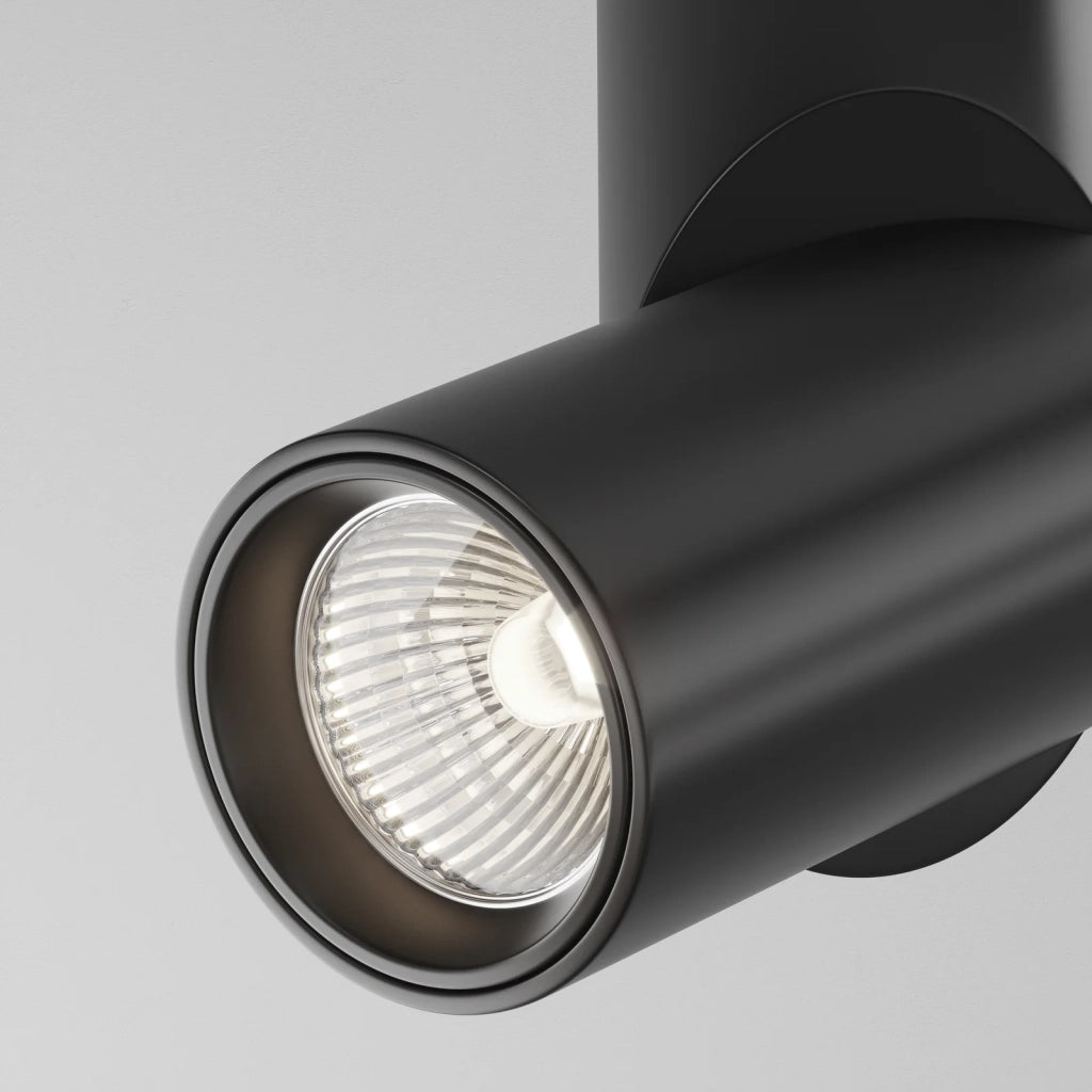 Maytoni Lampada da soffitto moderna Dafne 1 luce LED integrato nero metallo