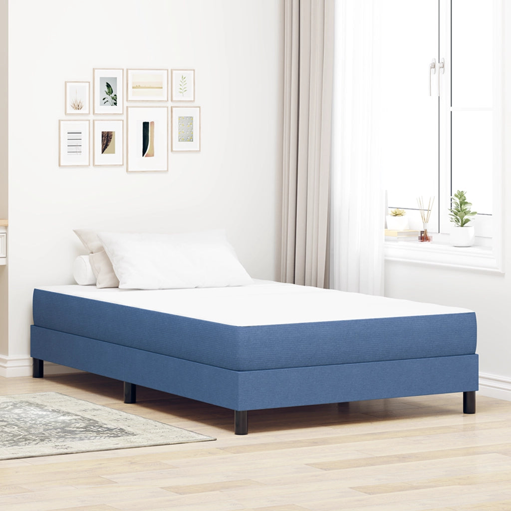 Materasso a Molle Pocket  Blu Medio 120x190x20 cm in Tessuto