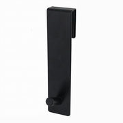 Trade Shop - Gancio Per Box Doccia Appendi Asciugamano Accappatoio Bagno 4x13.5 Cm Nero 87769 -