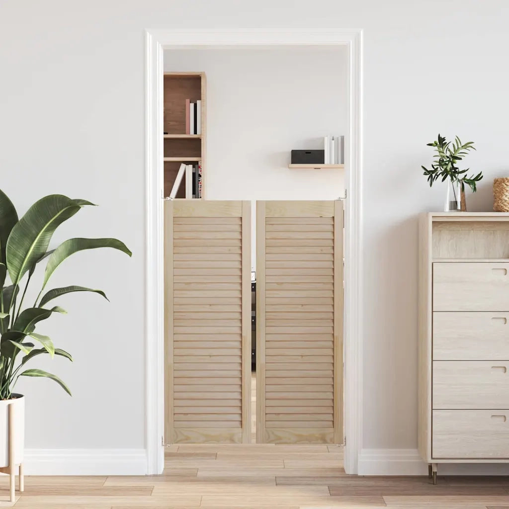 vidaXL Porte per Armadi con porta 2 pcs Marrone 110 x 39.5 x 2.1 cm
