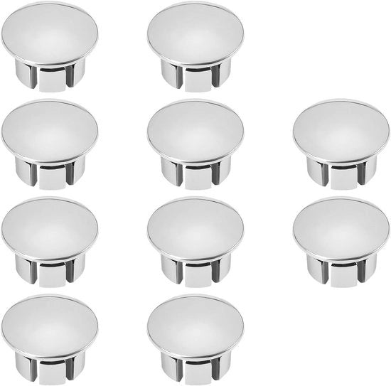 Stabilizzatori di sterzo 10 pezzi - Argento - 25mm/18,5mm - Accessori per bicicletta - Sterzo regolabile - Effetto decorativo - Processo di galvanizzazione - Sterzo regolabile