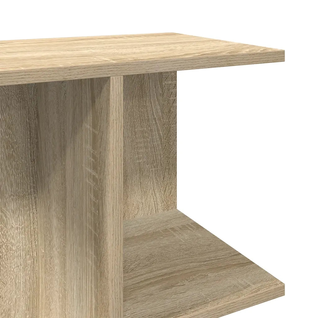 Comodini 2 pz-Set di 2 Tavolino da notte Rovere Sonoma 46,5x29x61 cm in Legno Multistrato