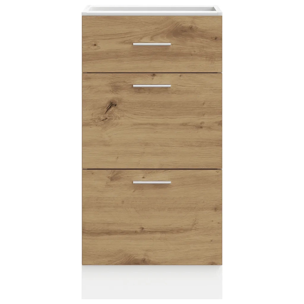 Armadio Inferiore “Lyon” Rovere Artigianale 40x46x81,5 cm 854219
