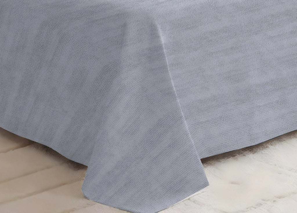 Copriletto Tessuto Piquet Primavera Estate In 100% Cotone Disegno Bon Bon - singolo - Grigio