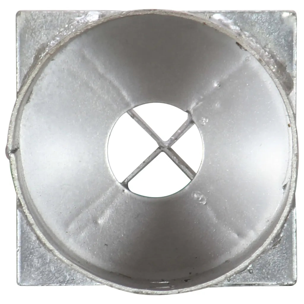 vidaXL Picchetti di Terra 2 pz Argento 10x76 cm in Acciaio Zincato