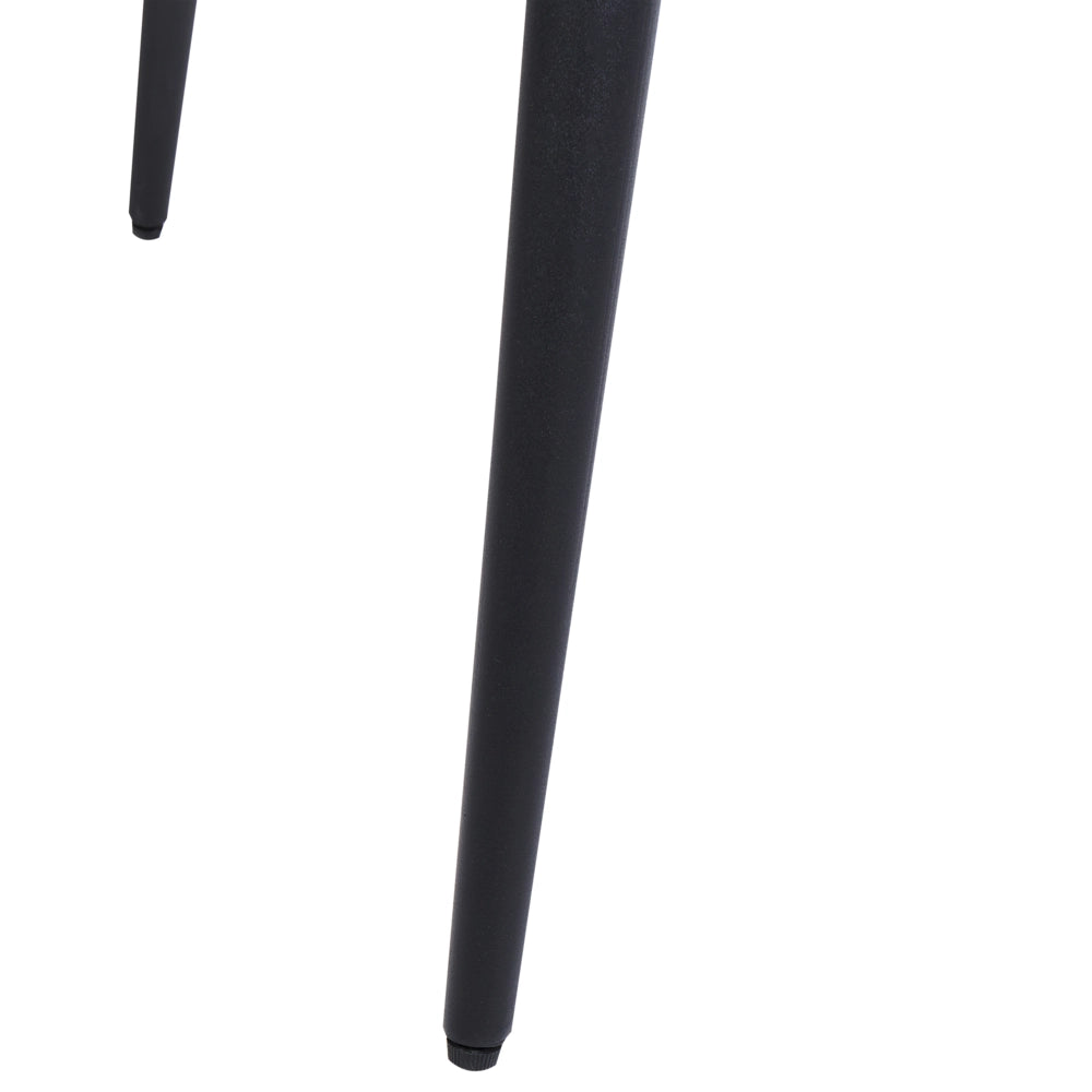 Tavolo da cucina moderno rotondo da pranzo con piano in MDF e gambe in acciaio in legno chiaro 100 cm 4 posti da cucina