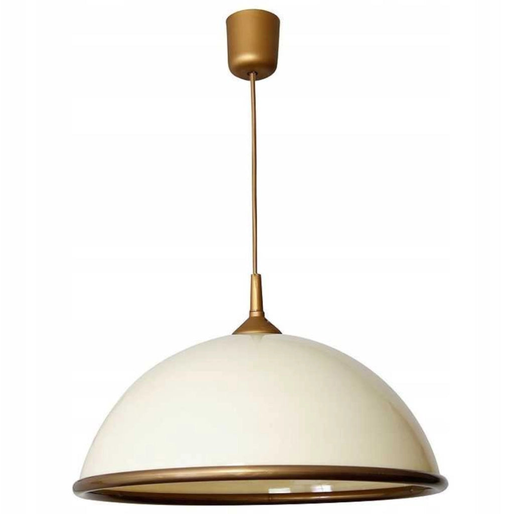 Lampada a sospensione Luminex Kuchnia crema oro E27