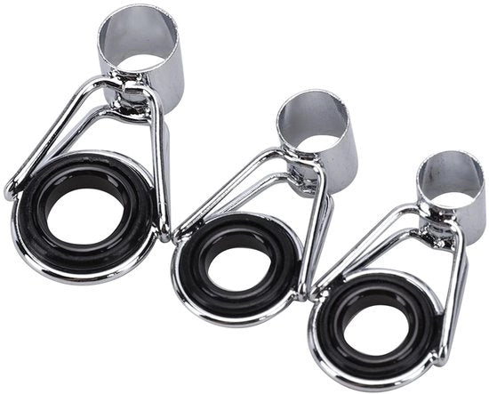 Guida per l'accessorio pesca a 45 elementi - Acciaio inossidabile/Keramica - Portatile - Robusto e stabile - Resistente alla corrosione - Ideale per accessori da pesca - Guida per accessori da pesca