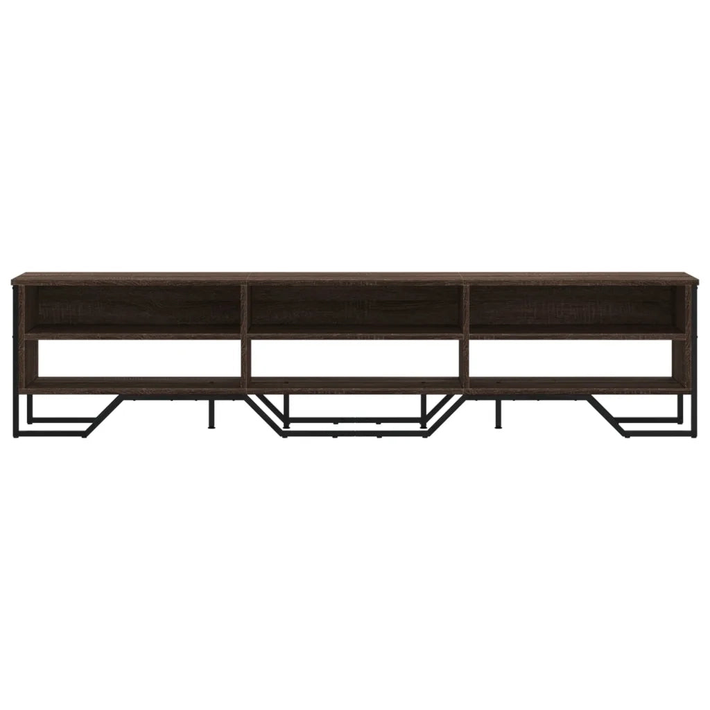 Mobile Porta TV Rovere Marrone 180x34x41cm in Legno Multistrato 848578