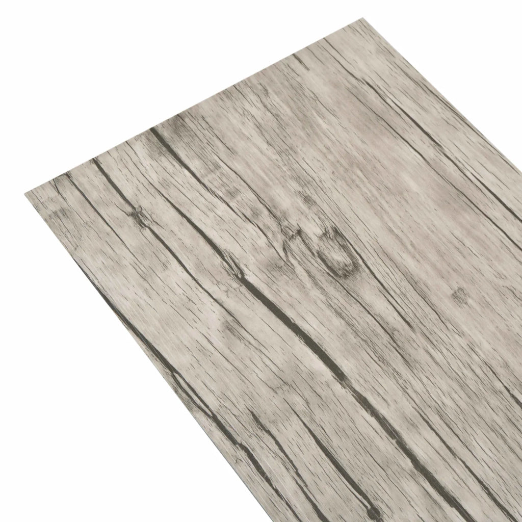 Tavole per Pavimenti 18 pcs Grigio 5,26 m² PVC