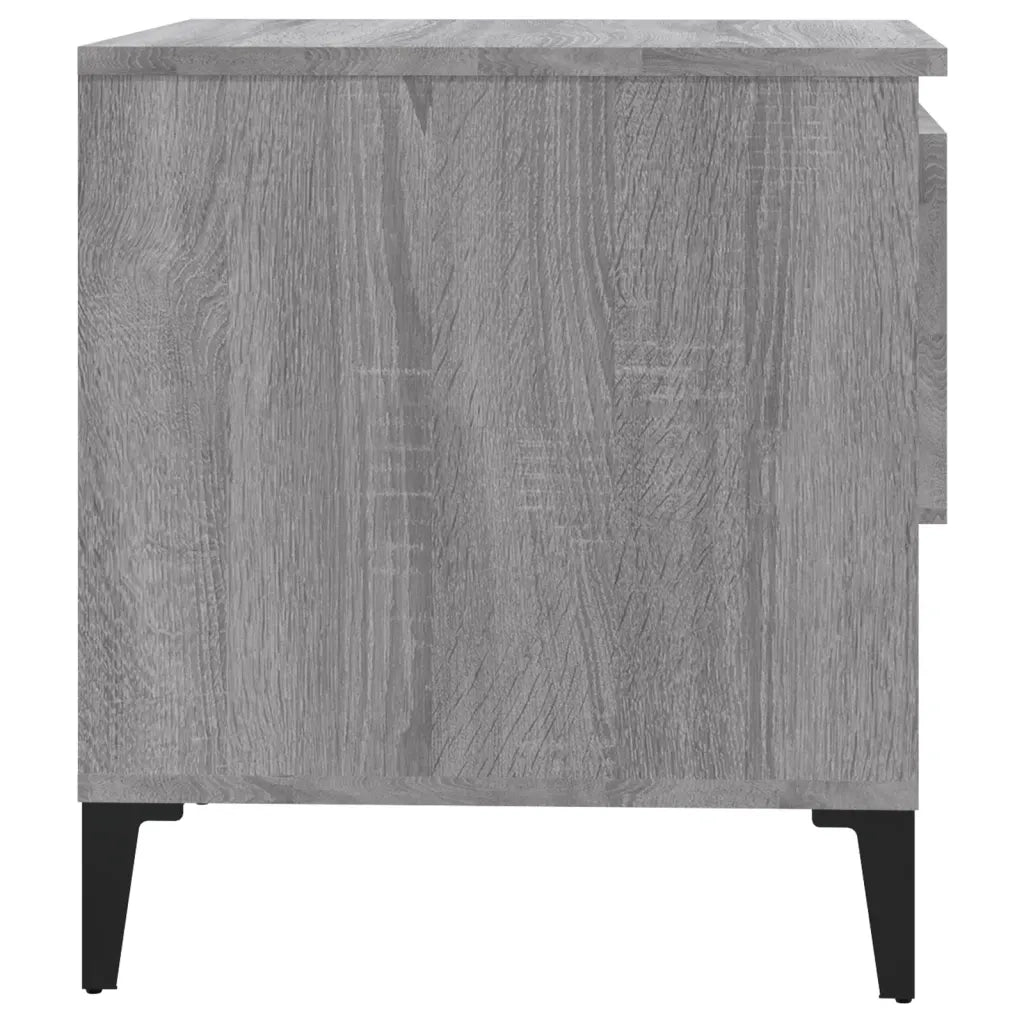 Tavolini 2 pz | Tavolo laterale Grigio Sonoma 50x46x50 cm in Legno Multistrato