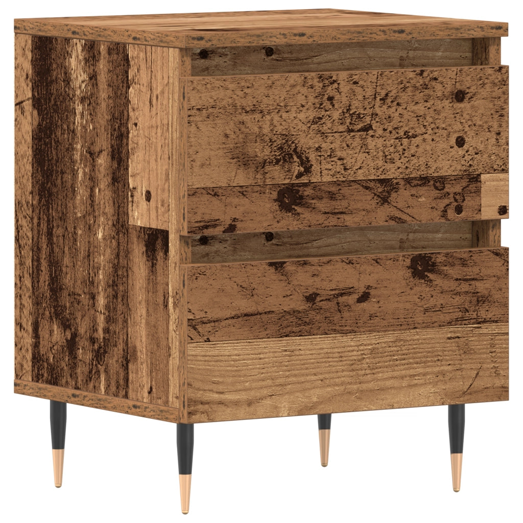 Comodino  in legno antico 40x35x50 cm in truciolato