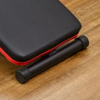 Panca per Addominali Pieghevole e Regolabile con Schienale Imbottito, 47x139x51-69cm, Nero e Rosso