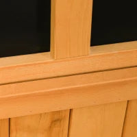 Gartenbox, Kissenbox, Cassapanca, Scatola di stoccaggio, baule da giardino, resistente alle intemperie, legno massiccio, 127 x 56 x 60 cm Giallo