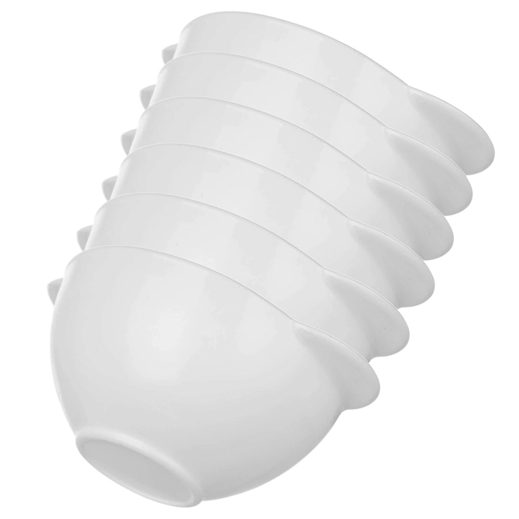 Ciotola KADAX da 500 ml per zuppa, borscht, ramen, brodo, bianca, 6 pezzi