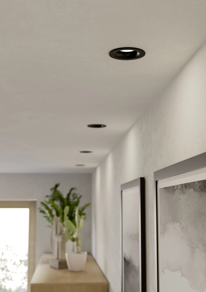 Faretto Incasso Moderno Salabate Alluminio Nero 3 Luci Led 5W 3X540Lm Ip65