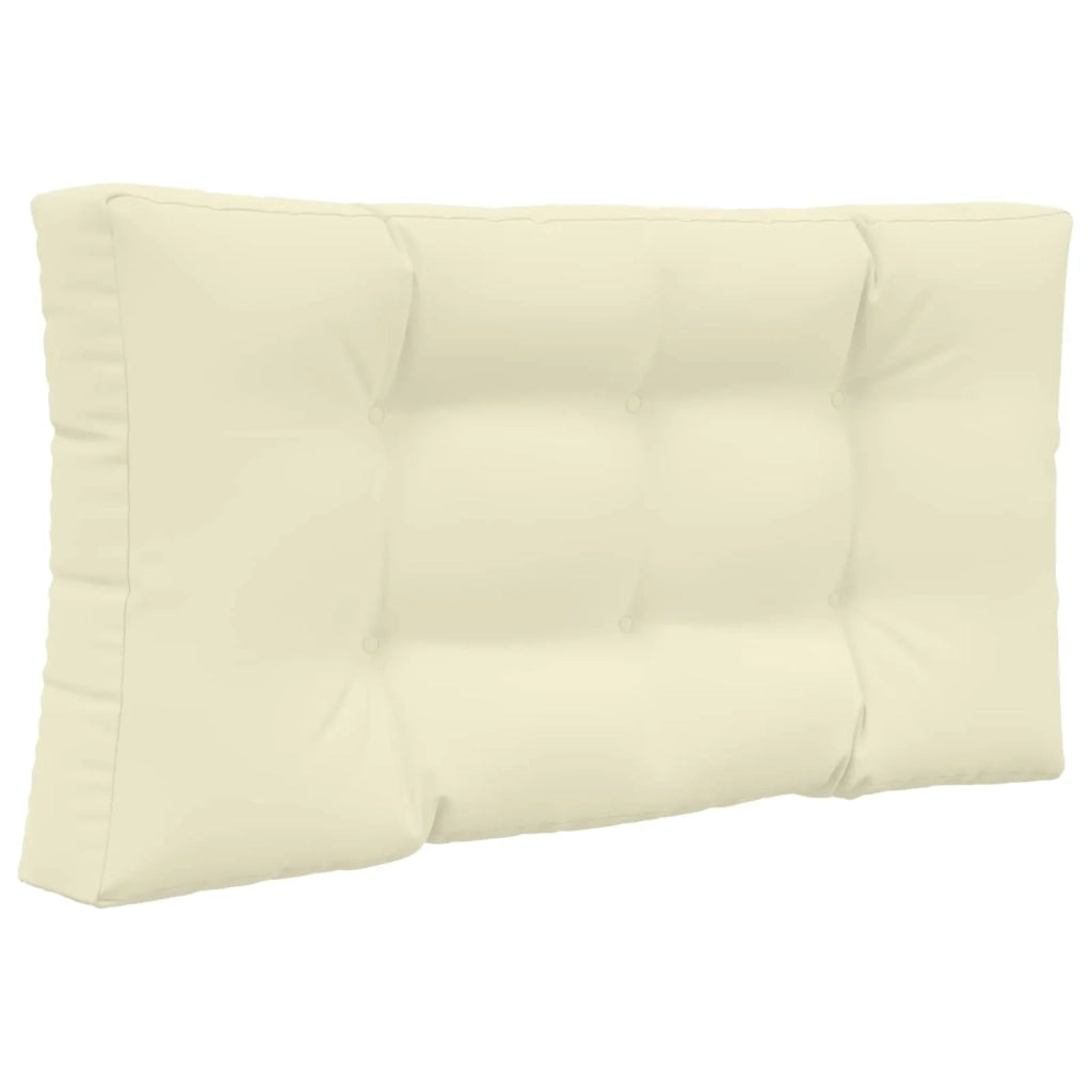 Cuscino per divano da esterno 2 pcs Crema Poliestere 900848