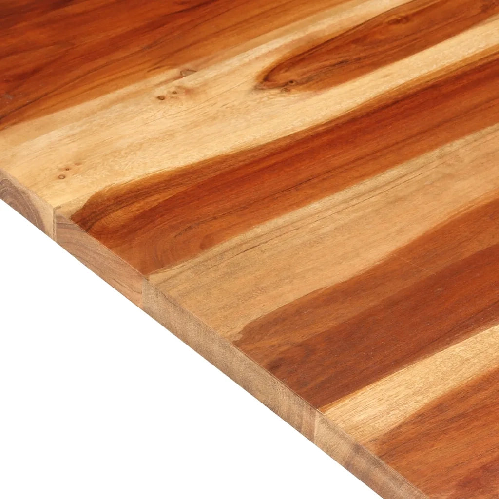 Piano Tavolo in Legno Massello di Acacia 25-27 mm 60x100 cm