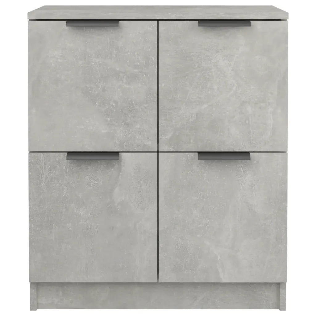 Credenza Grigio Cemento 60x30x70 cm in Legno Multistrato 811101