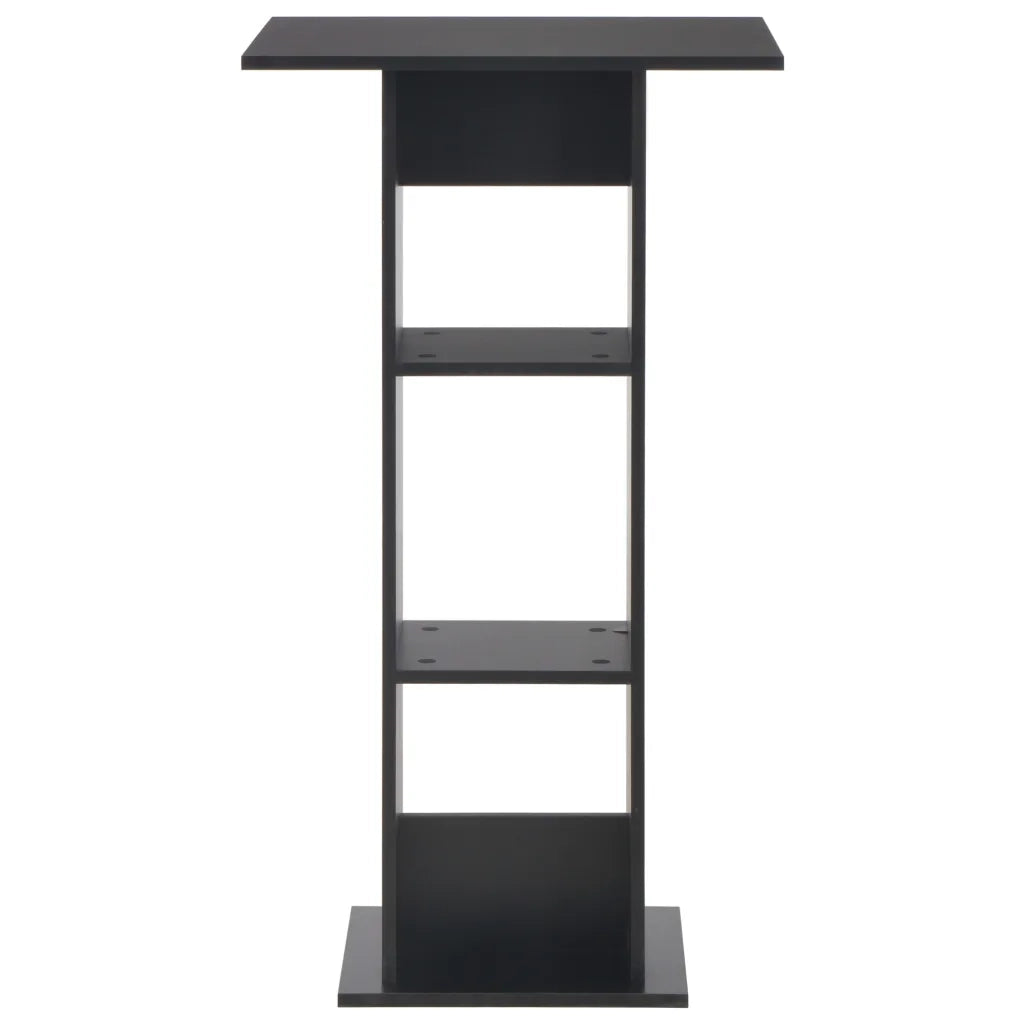 Tavolo da Bar Nero 60x60x110 cm 280206