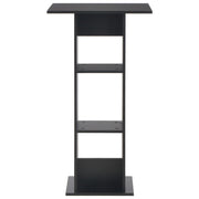 Tavolo da Bar Nero 60x60x110 cm 280206