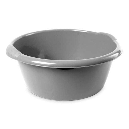 Tazza di raccolta rifiuti rotonda in acciaio inossidabile - contenitore di raccolta rifiuti in plastica - 15 litri - 42 x 17 cm