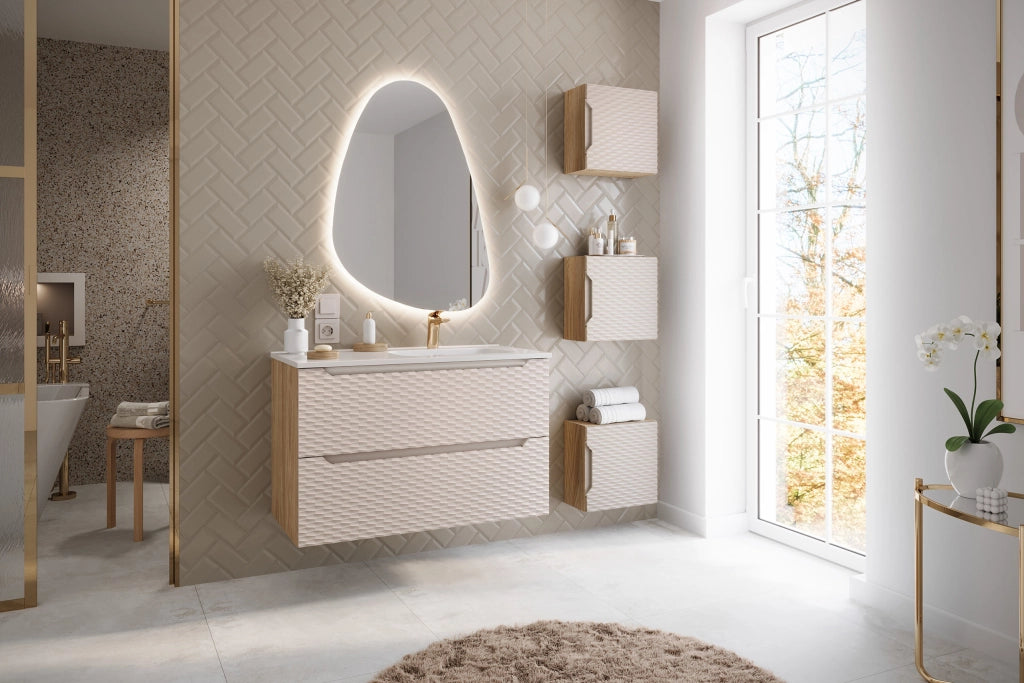 Pensile Qubik 35x35 cm 1 anta Ocean Beige 35 x 35 x 19 cm