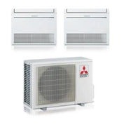 Condizionatore Dual Split Mitsubishi Electric Console MSZ-KT 9+9 con MXZ-2F53VF R-32 Wi-Fi Optional