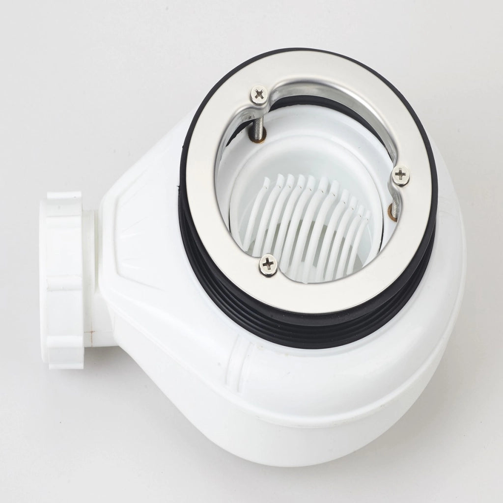 Piatto doccia in marmoresina grigio chiaro effetto pietra cemento relax, misura 70x200