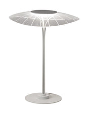 Lampada da tavolo Vela LED 12W 3000K 1100lm in Metallo e Metacrilato Bianco - Design Moderno Dimmerabile a step con Struttura Elegante