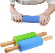 Set di impastatrice per bambini da 2 pezzi - Mini-impastatrice in silicone per mani piccole - Adatta per impastare e biscotti