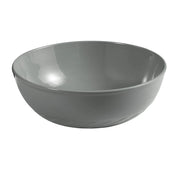 Lavabo da appoggio 33 cm grigio cemento con rilievi sul fondo  Logos