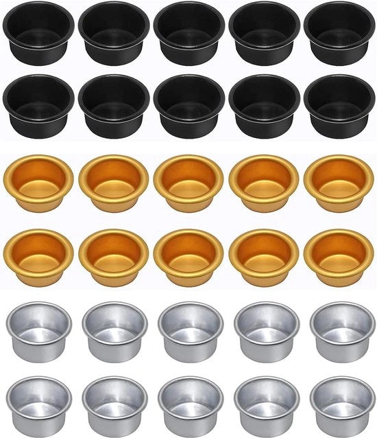 Tubetti per candele a tre colori - Utilizzo domestico quotidiano - Scene di costruzione per Halloween, Natale e Pasqua