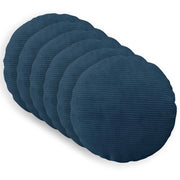Federa 6 pz HEERLEN Blu navy Ø 50 cm corduroy 922610
