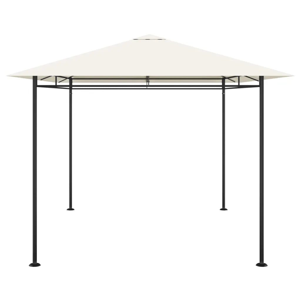 Gazebo 4x3x2,7 m Crema 180 g/mÂ² cod mxl 66025