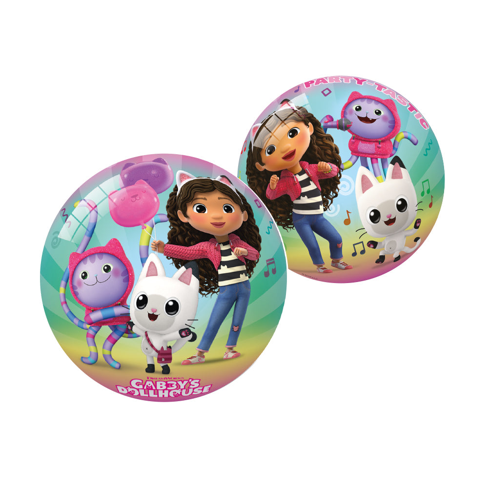 Pallone Licenza Gabby's Dollhouse Ø23 cm in PVC Multicolor